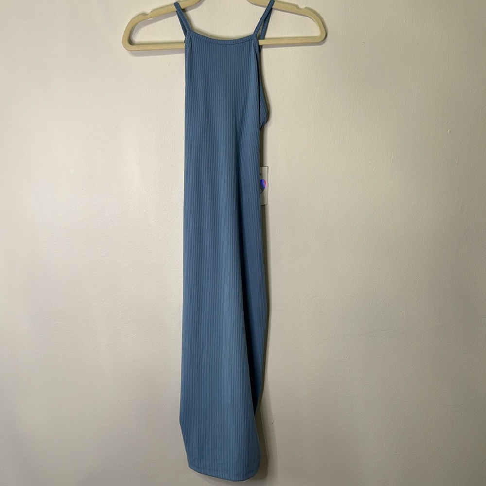 Iris Los Angeles Ribbed Midi Dress NWT - Picture 1 of 5